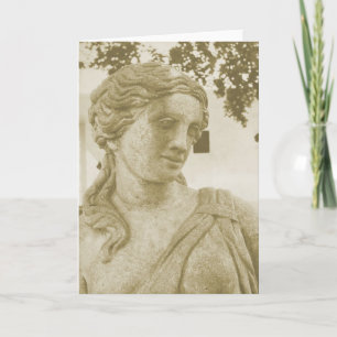 Tarjeta Estatua de una dama