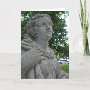 Tarjeta Estatua en el parque
