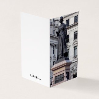 Tarjeta Estatua Florence Nightingale Londres