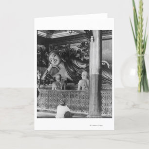 Tarjeta Estatua grande de Buda en Tailandia