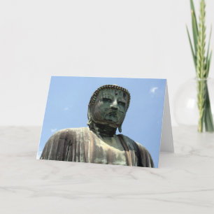 Tarjeta estatua kamakura buddha