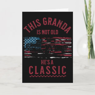 Tarjeta Este abuelo no es viejo es un clásico Día del Padr
