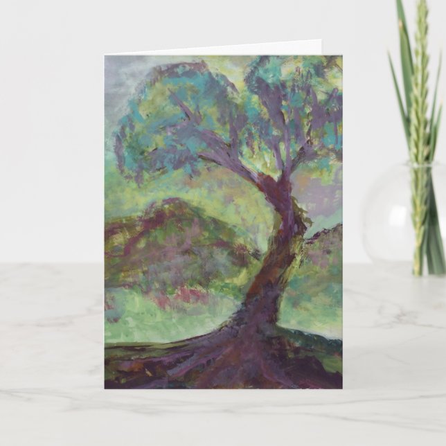 Tarjeta este árbol, uno (Anverso)