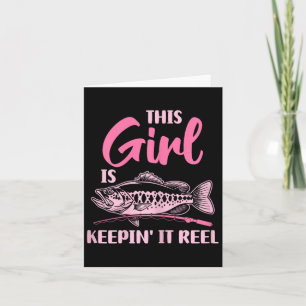 Tarjeta Este Chica Sigue Funcionando En La Pesca De Los Re