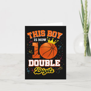 Tarjeta Este chico ahora tiene 10 Dobles dígitos  Amante d