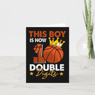 Tarjeta Este chico ahora tiene 10 Dobles dígitos Baloncest