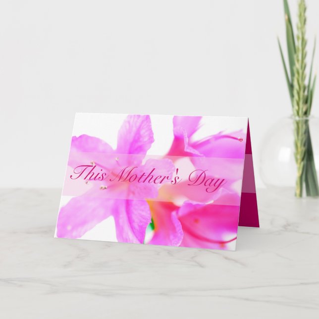 Tarjeta Este día de la madre (Anverso)