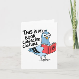 Tarjeta Este Es Mi Carácter De Libro Costume Gracioso Niño