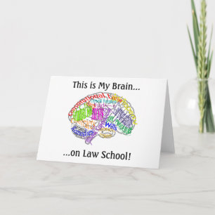 Tarjeta Este es mi cerebro... Facultad de Derecho