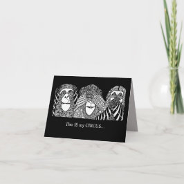 Tarjeta Este es mi CÍRCULO, y estos son mis MONOS