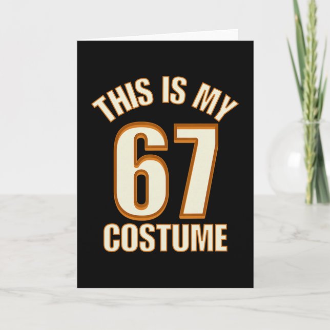 Tarjeta Este Es Mi Disfraz De Halloween 67 Meme Lazy Brain (Anverso)