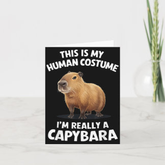 Tarjeta Este es mi disfraz de humano, realmente soy un car