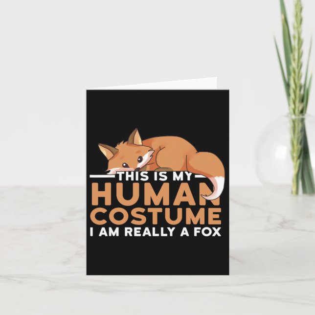 Tarjeta Este es mi disfraz humano, en realidad soy un Hall (Anverso)