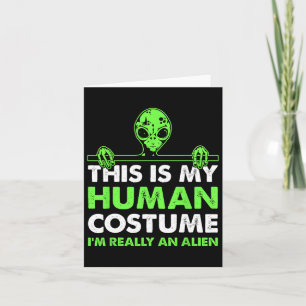 Tarjeta Este es mi disfraz humano, soy realmente una diver