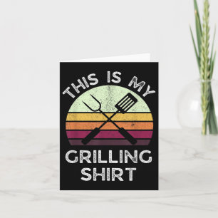 Tarjeta Este Es Mi Divertido Bbq Barbecue Grill Dad