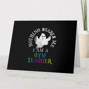 Tarjeta Este es mi estúpido disfraz de profesor de gimnasi