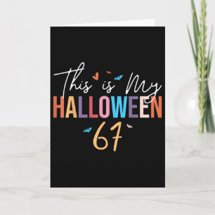 Tarjeta Este Es Mi Halloween 67 Divertido Seis Siete Meme 