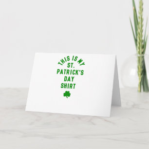 TARJETA ESTE ES MI STO. EL DÍA DE PATRICK SHIRT G