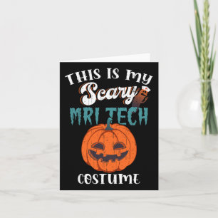 Tarjeta Este Es Mi Temeroso Costume Tecnológico Mri Gracio