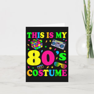 Tarjeta Este es mi traje de vestir de 80 Regalos Ochenta R