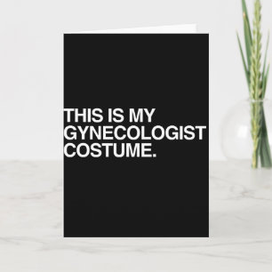 TARJETA ÉSTE ES MI TRAJE DEL GINECÓLOGO