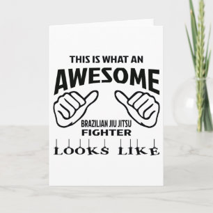 Tarjeta Éste es un qué brasilen@o impresionante Jiu Jitsu