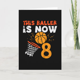 Tarjeta Este Ller Ahora Tiene 8 Sketll Cumpleaños 8º Cumpl