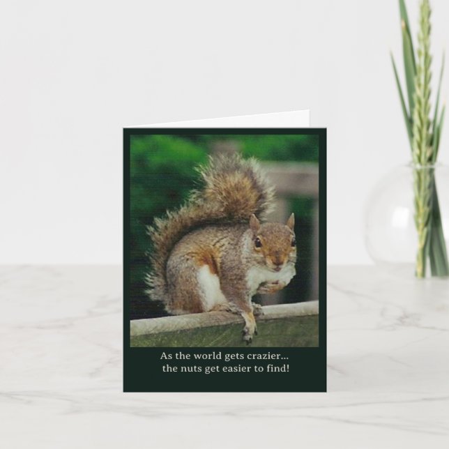 Tarjeta Este mundo loco hace más fácil encontrar a los loc (Anverso)