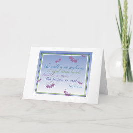 Tarjeta Este mundo no es una conclusión...