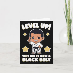 Tarjeta Este Niño Ahora Es Un Premio Hapkido Karate Del Ci