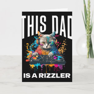 Tarjeta Este Papá Tiene Rizz Dj Gato Genial Rizzler Papá D