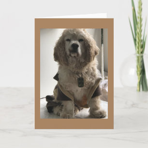 TARJETA ESTE PERRO ESTÁ LISTO PARA DECIR "CUMPLEAÑOS FELIZ