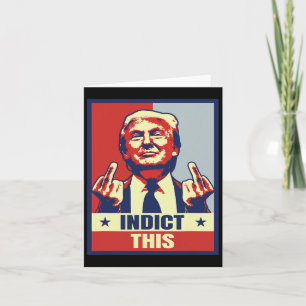 Tarjeta Este simpatizante del presidente Donald Trump a fa