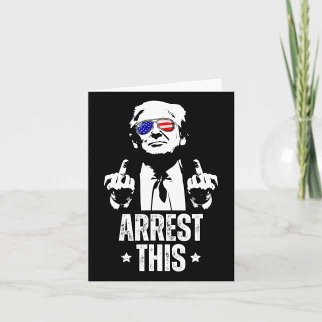 Tarjeta Este Trump honra a Trump (Anverso)