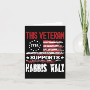 Tarjeta Este veterano apoya a Harris Wheimer 2024 American