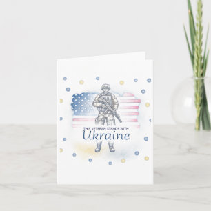Tarjeta Este veterano apoya a Ucrania V
