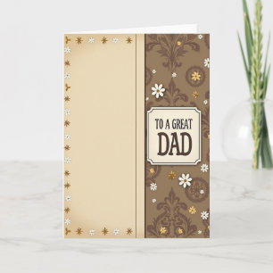 Tarjeta Estelar para un Gran Papá