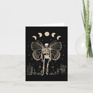 Tarjeta Estética Fairycore Grunge de Hada Mariposa Esquele