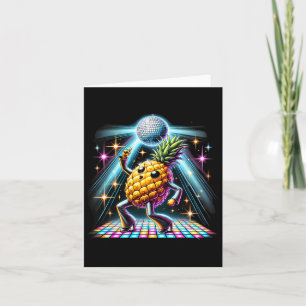 Tarjeta Estética Pineapple Disco Dancer Spooky Dance Kids