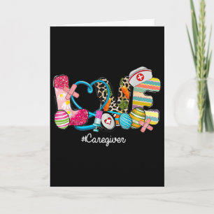 Tarjeta Estetoscopio de amor Cuidados Enfermera Vida Pascu