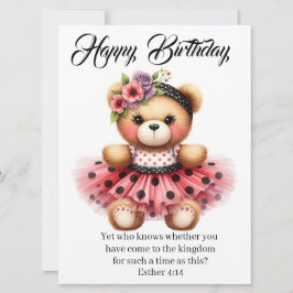 Tarjeta Esther 4:14 Birthday Card