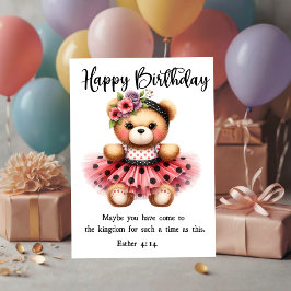 Tarjeta Esther 4:14 Birthday Card