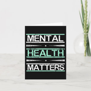 Tarjeta Estigma de sensibilización sobre la salud mental