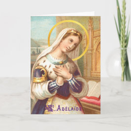 Tarjeta Estilo De Adelaida 1St. Adelaida, Santa emperatriz