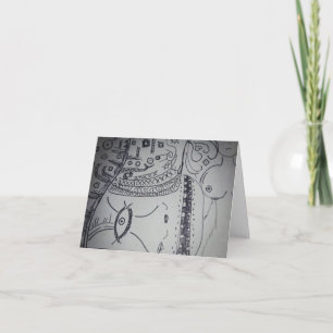 Tarjeta estilo de cubículo yaei