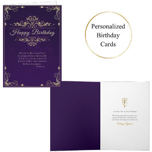 Tarjeta Estilo de época Oro Desplazamientos Ortodoxos Cump