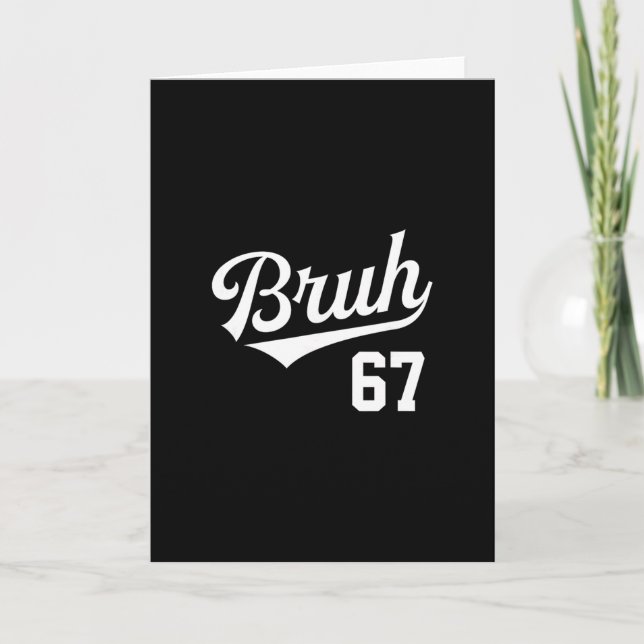 Tarjeta Estilo de venta Bruh Número 67 Deportes Hermano Sl (Anverso)