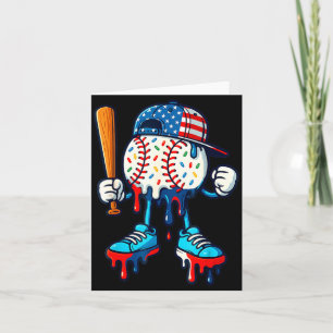 Tarjeta Estilo de Vida de Béisbol 101 Ropa Juvenil Goteo