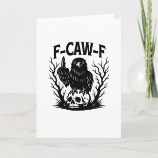 Tarjeta Estilo esencial genial único F Caw F