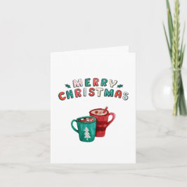 Tarjeta Estilo festivo lindo, Feliz Navidad